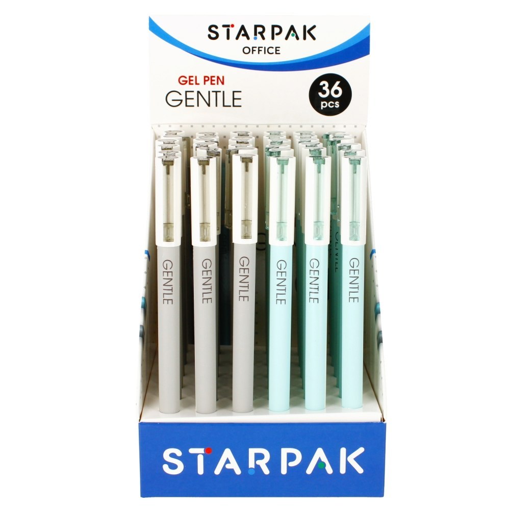 BOLIGRAFO DE GEL SUAVE PACK 36 UDS STARPAK 490059